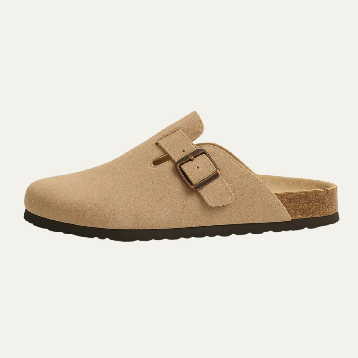 The Amalfi Beige Suede Moccasin Slipper for Men — Relaxed Old Money Style