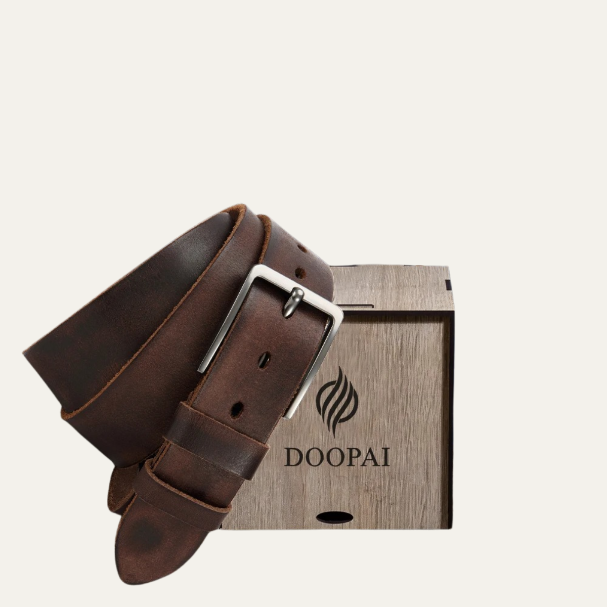 Men’s Classic Leather Buckle Casual & Business Waist Belt