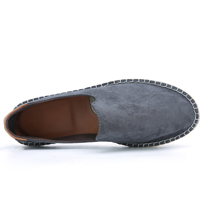 Men’s Suede Espadrilles – Casual Slip On Summer Loafers