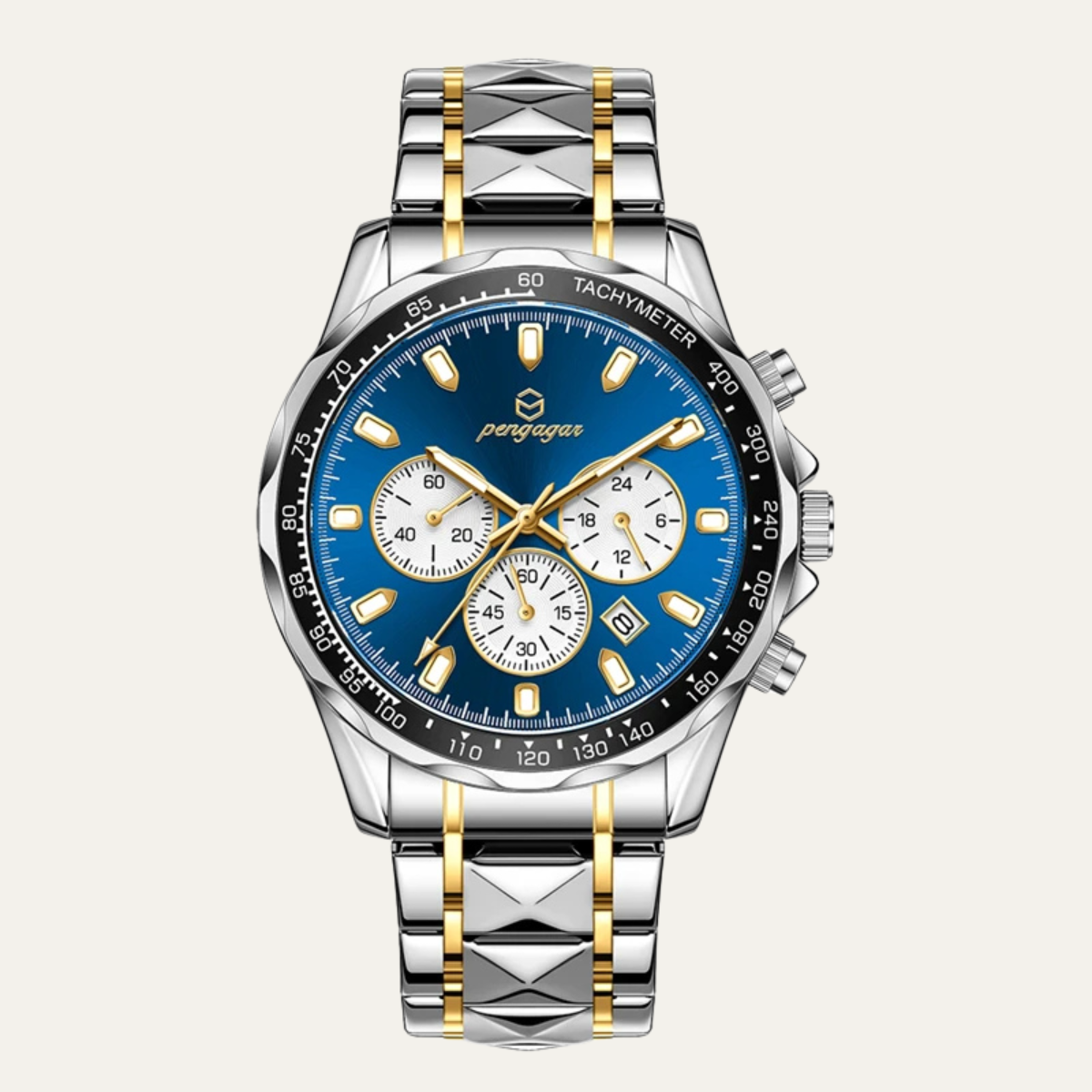 The Dubai Men’s Luxury Stainless Steel Waterproof Watch