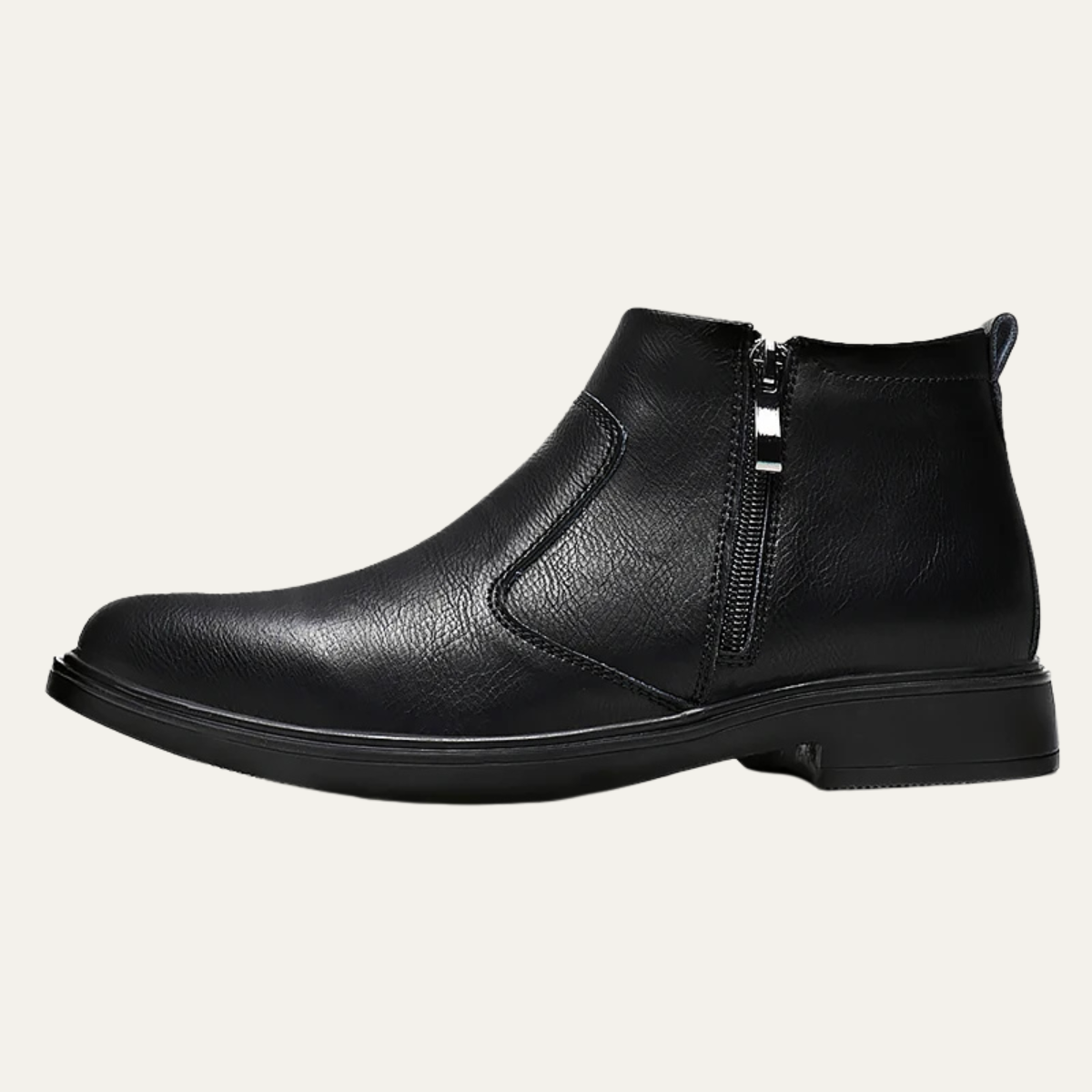 The Copperfield Men’s Casual Side Zip Leather Ankle Boots