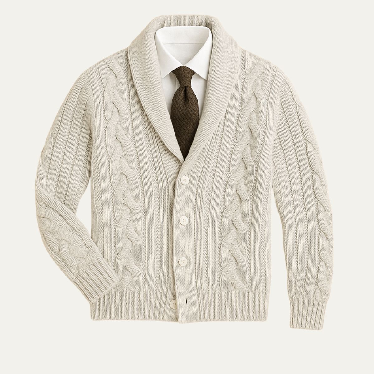 The Kensington Knitted Cardigan for Men