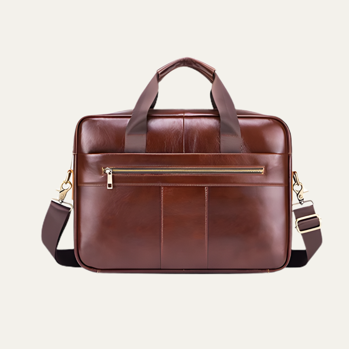 Men’s Business Office Leather Shoulder Bag