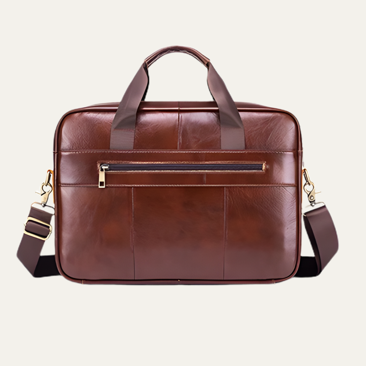 Men’s Business Office Leather Shoulder Bag