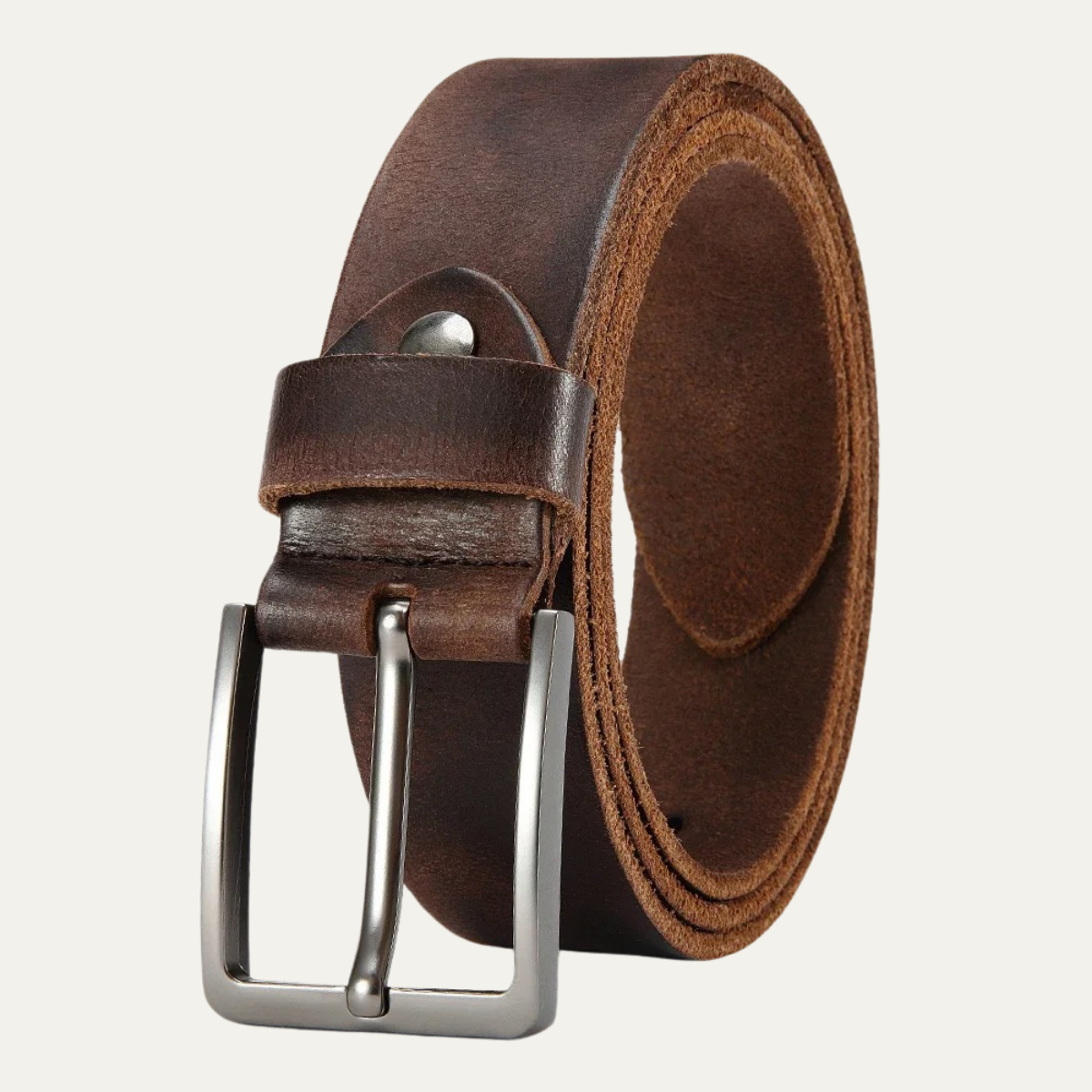 Men’s Classic Leather Buckle Casual & Business Waist Belt