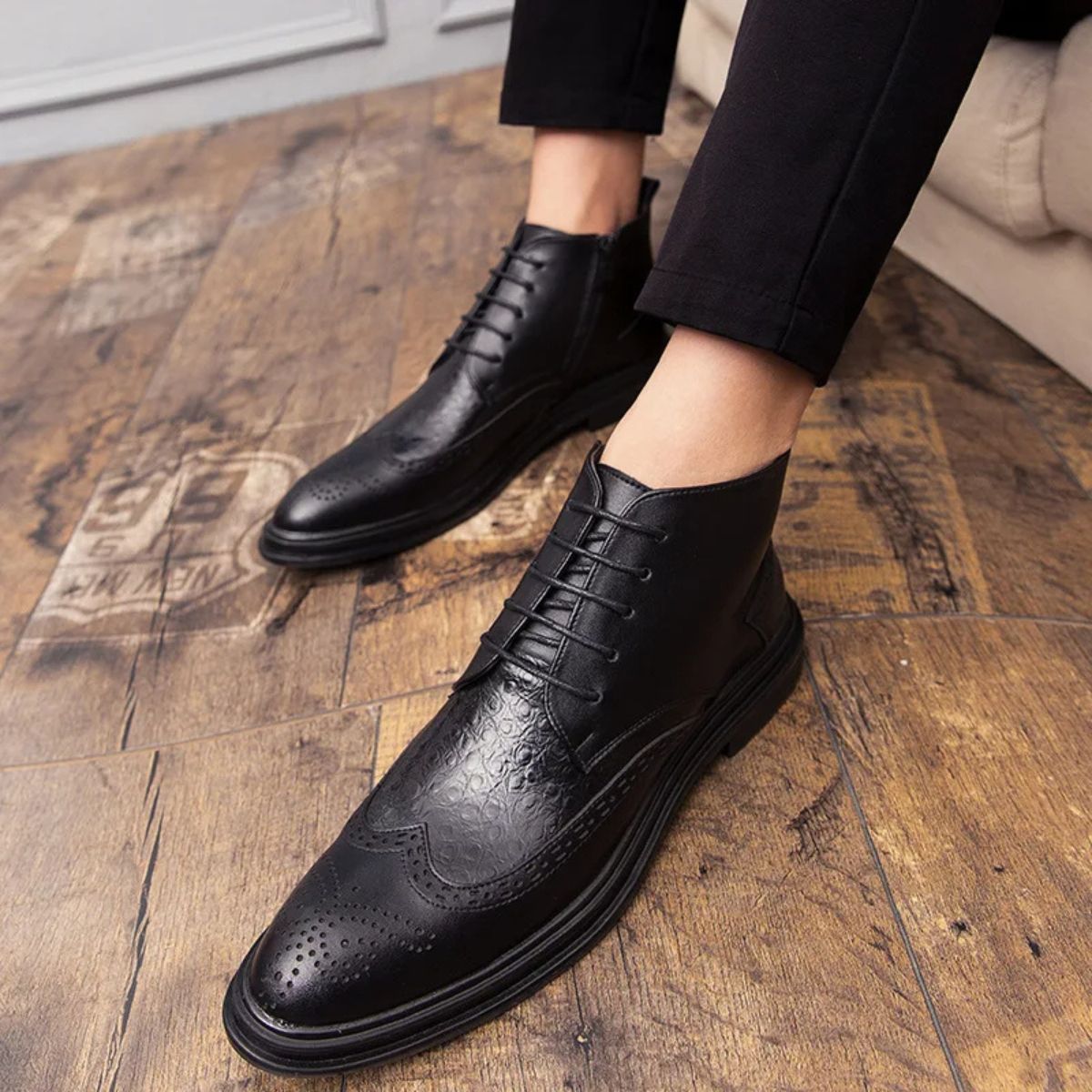 The Duke's Elegant Chelsea Boots for Men - Winter Luxury Business Shoes