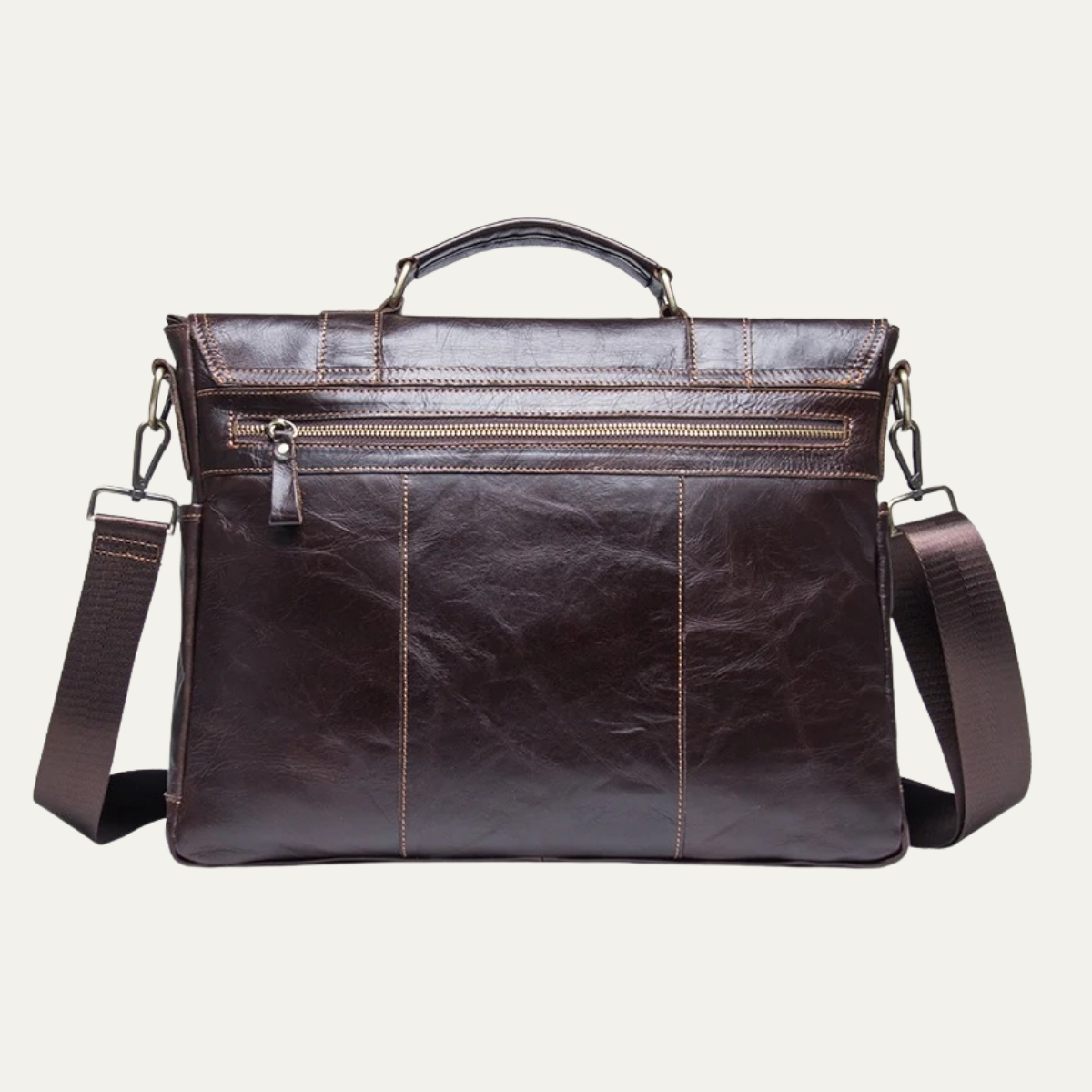 Men’s Vintage Business Messenger Leather Bag