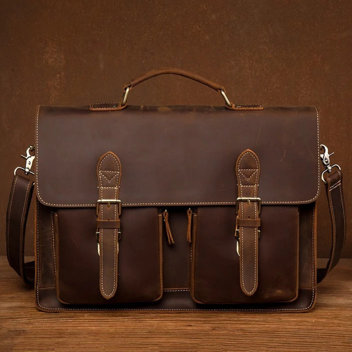 Men’s Vintage Business Genuine Leather Bag