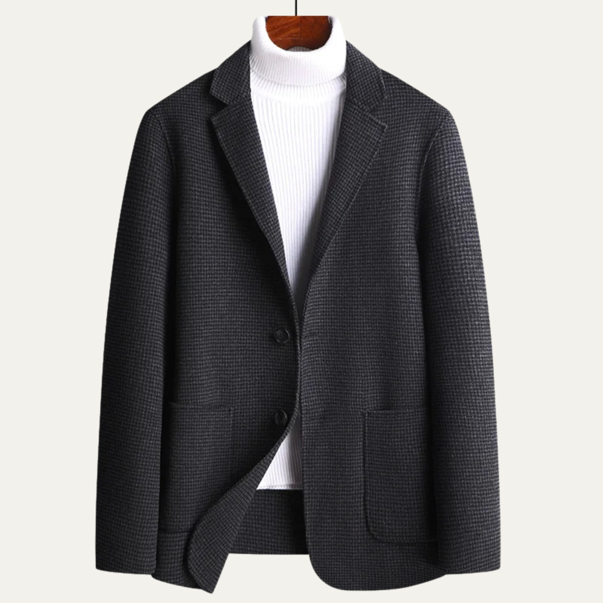 The Cliveden Men’s Casual Wool Blend Blazer Jacket