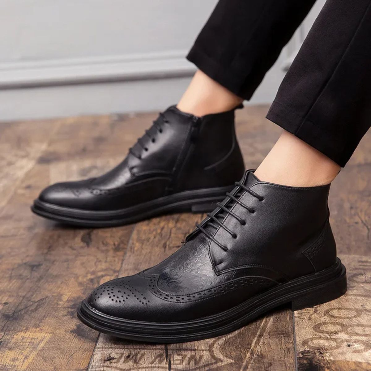 The Duke's Elegant Chelsea Boots for Men - Winter Luxury Business Shoes