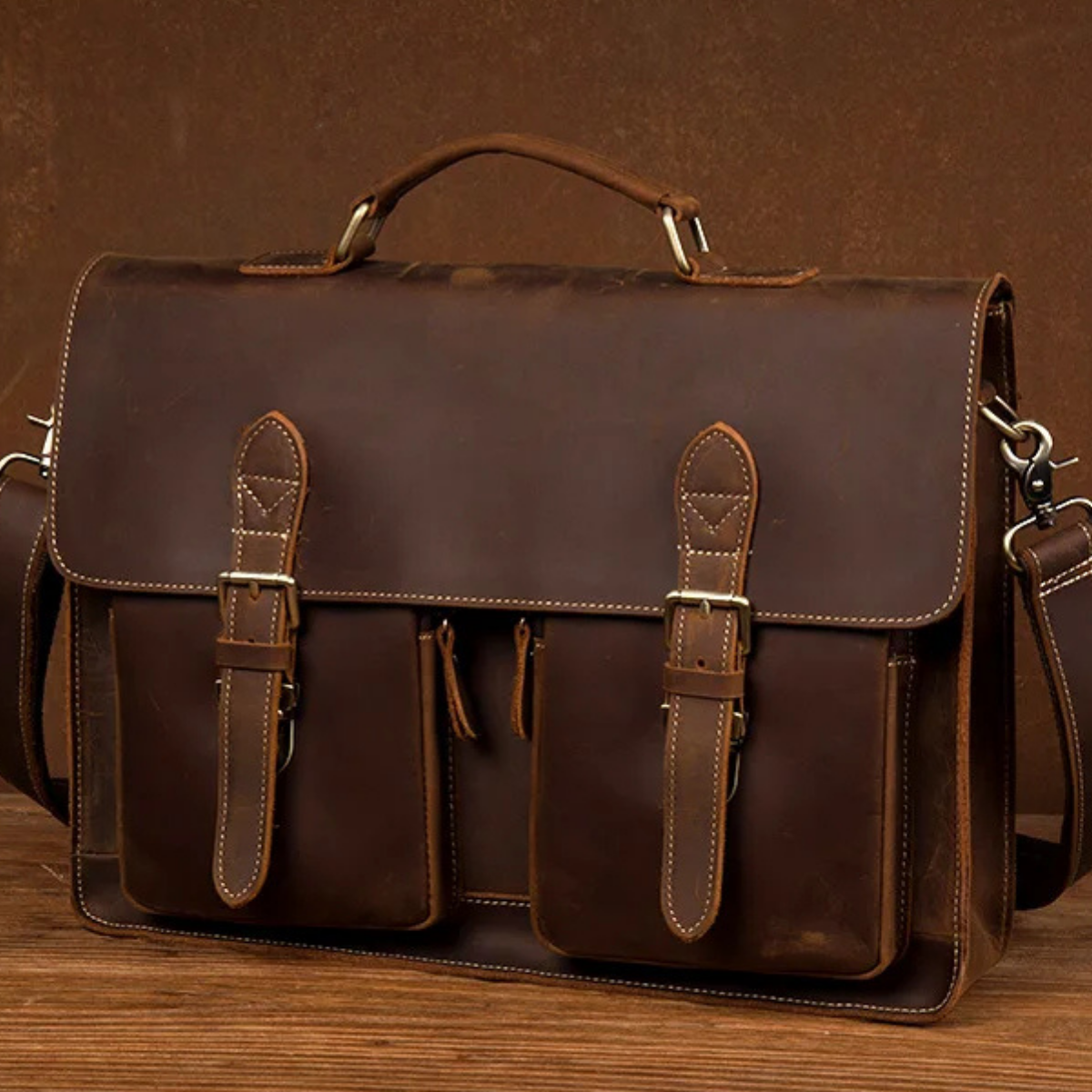 Men’s Vintage Business Genuine Leather Bag