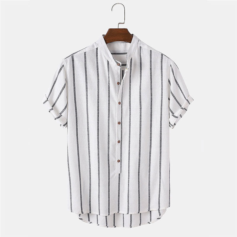 Relaxed Outfit - Polyester Blend Shirt with Quick-Dry Shorts