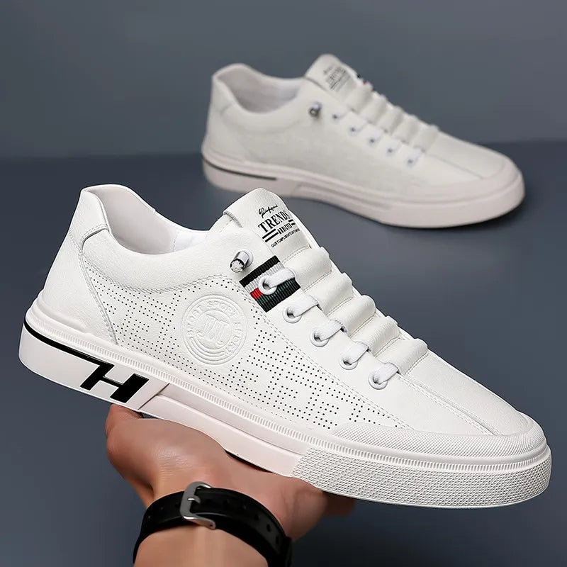 Low Profile Lace-Up Casual Shoes with Cushioned Support