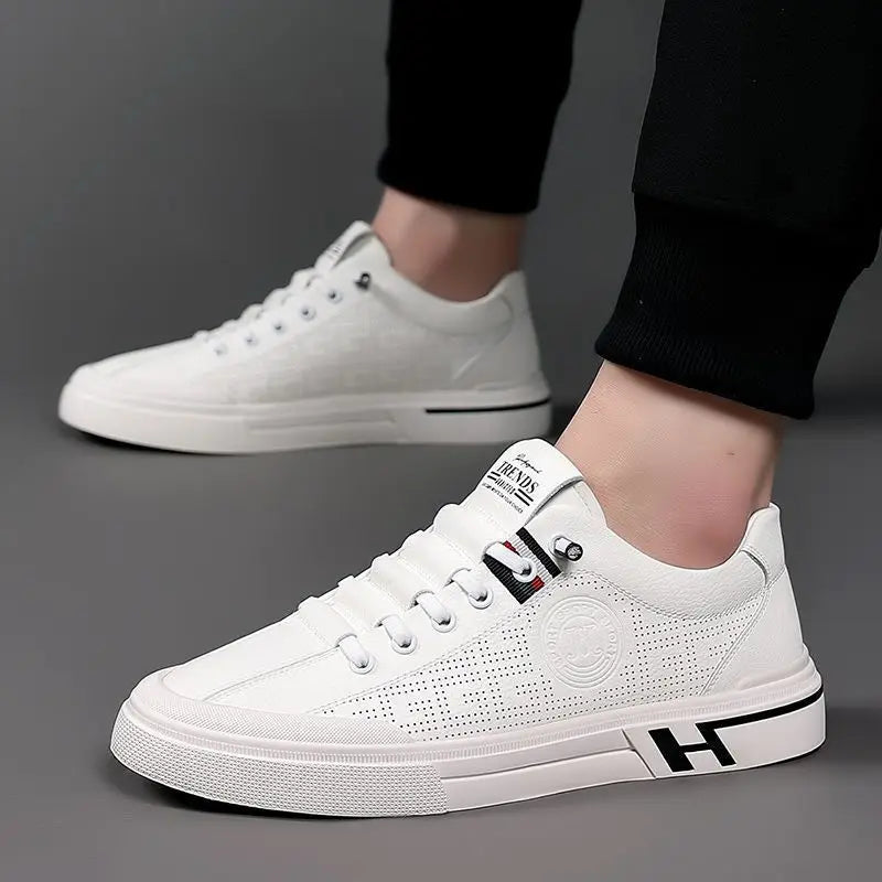 Low Profile Lace-Up Casual Shoes with Cushioned Support
