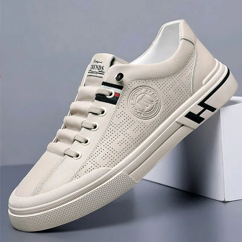 Low Profile Lace-Up Casual Shoes with Cushioned Support