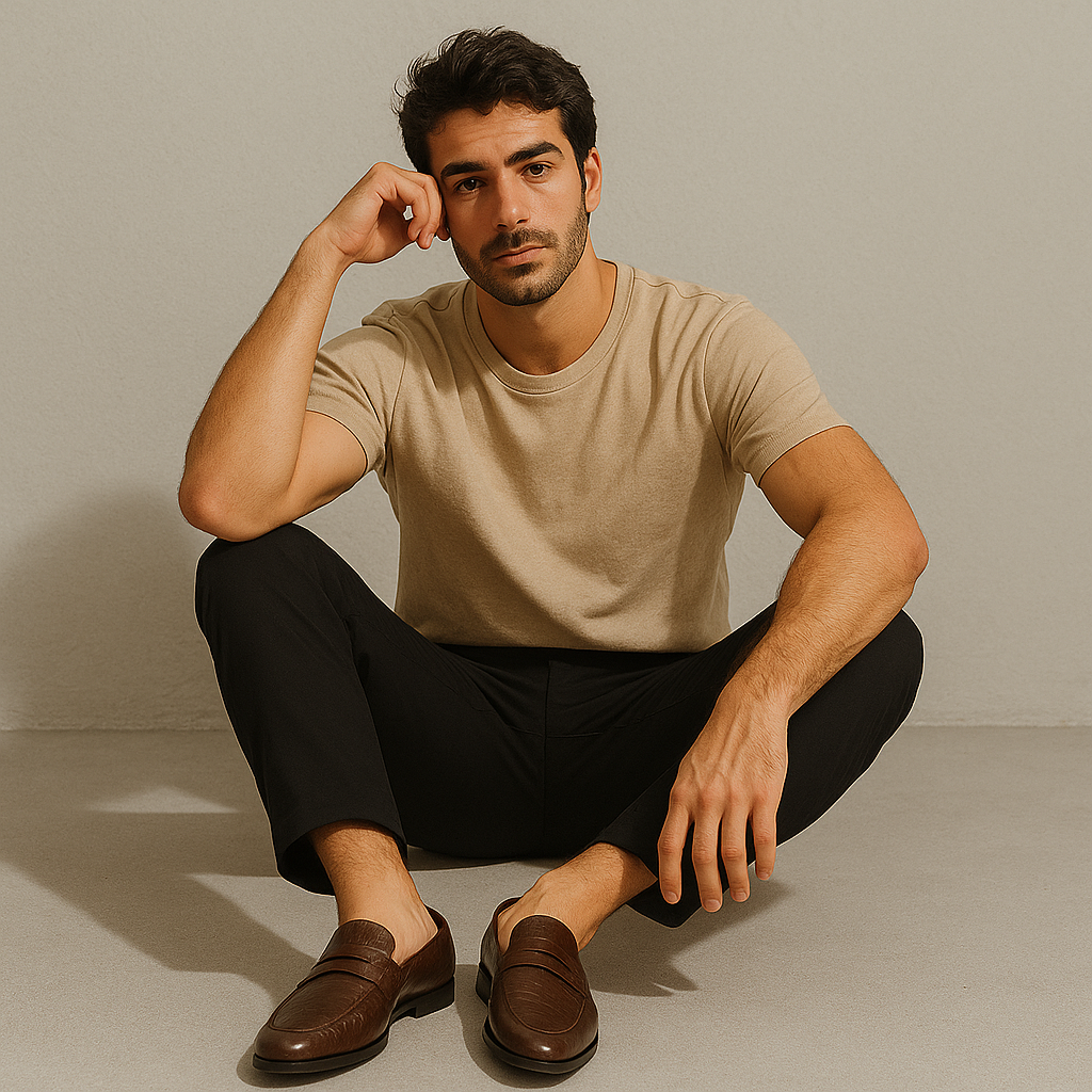 Men's Leather Loafers Soft Sole Casual Comfort-The British Gentlemen