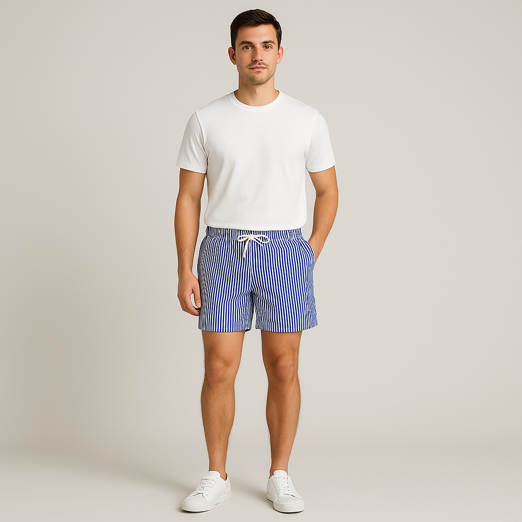 Men's Quick Dry Tailored Swim Trunks Luxury-The British Gentlemen