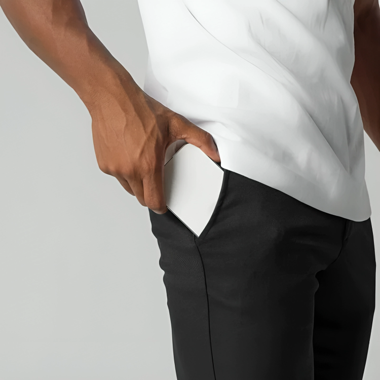 Chino Trousers - Relaxed Hip with Tapered Leg and Flexible Fit