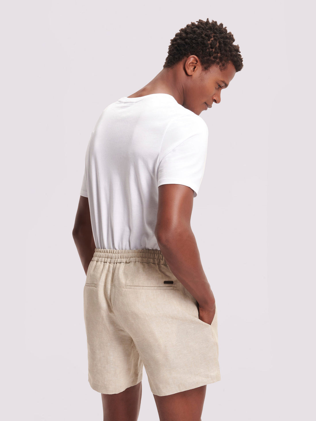 Men's Premium Linen Tailored Breathable Shorts-The British Gentlemen