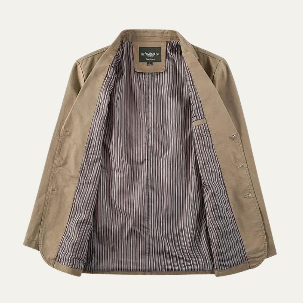 The Cherasco Men’s Trendy Lightweight Cotton Blazer