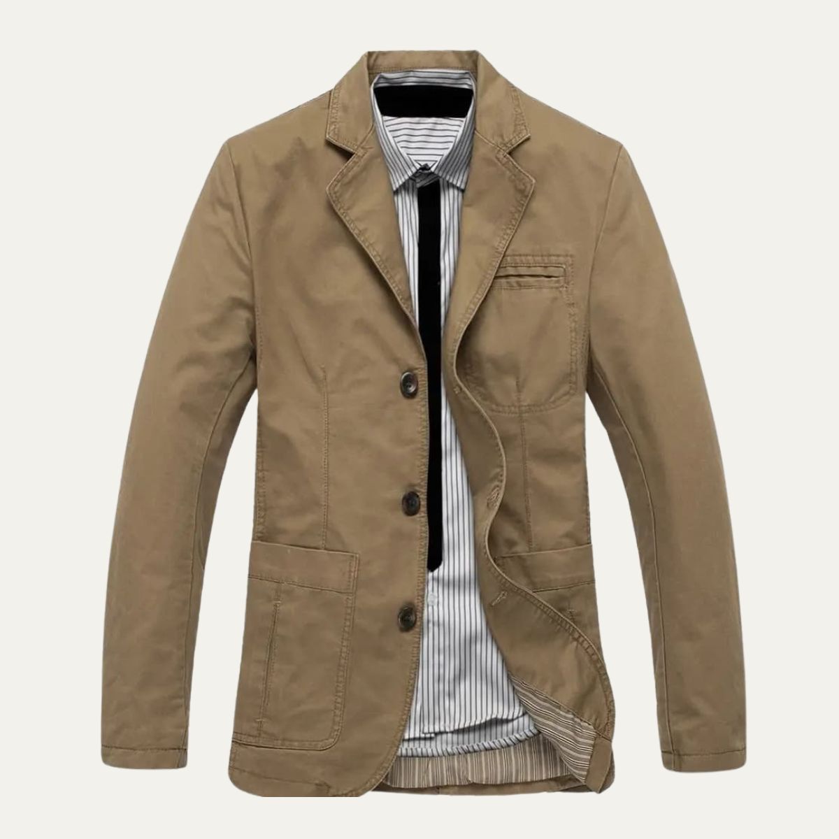 The Barolo Men’s Vintage Lightweight Cotton Blazer Jacket
