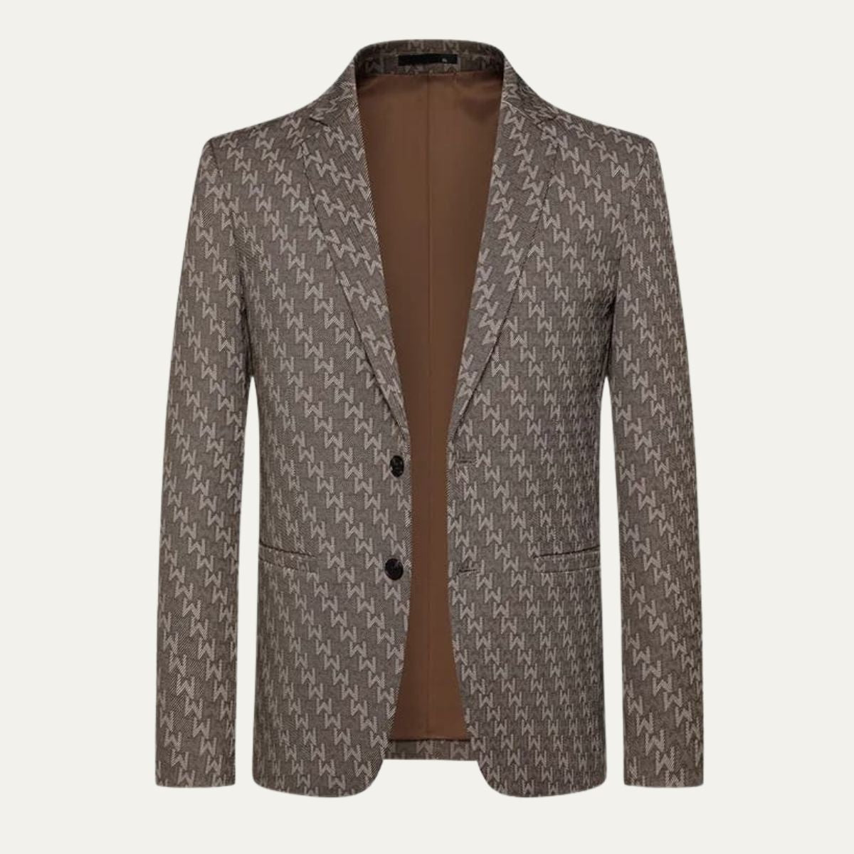 The Canelli Men’s Modern Patterned Lightweight Blazer