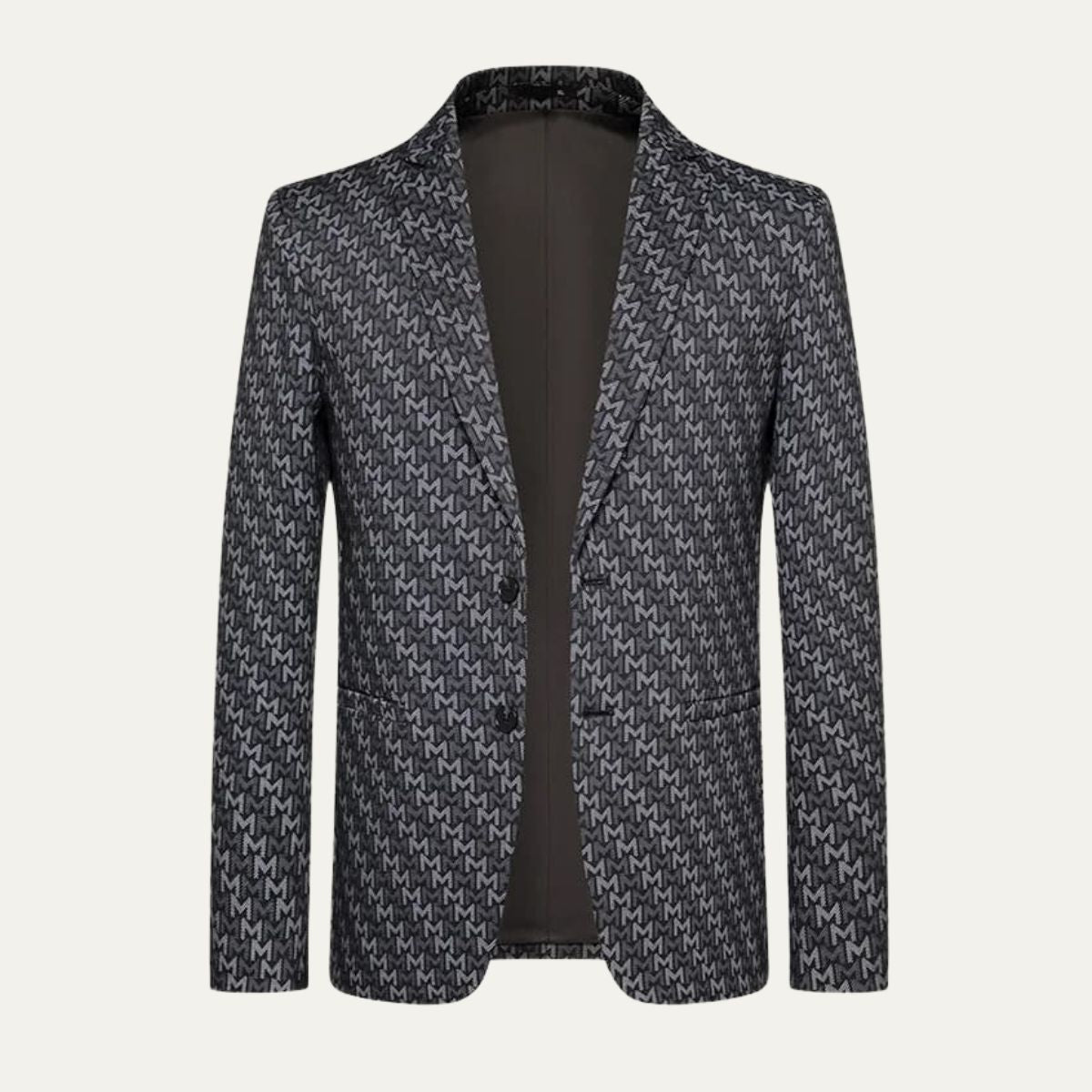 The Canelli Men’s Modern Patterned Lightweight Blazer