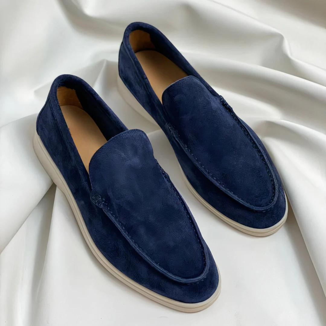 Low Profile Slip-On Loafers with Cushioned Memory Foam Insole