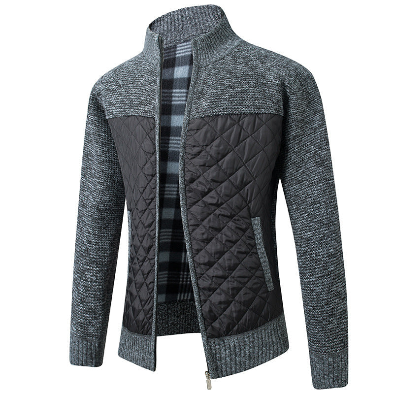 Insulated Wind-Resistant Polyester Blend Jacket