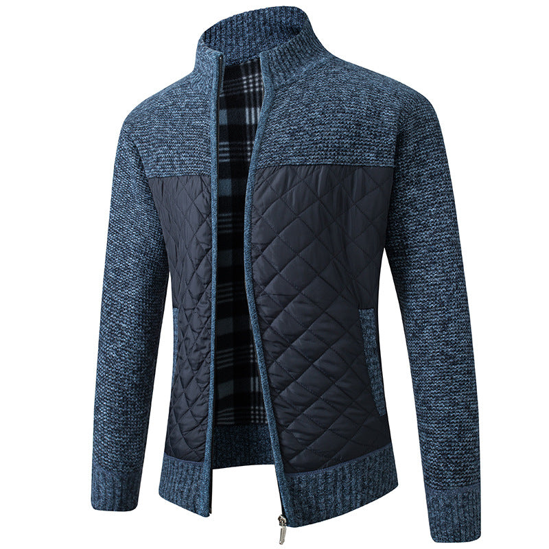 Insulated Wind-Resistant Polyester Blend Jacket