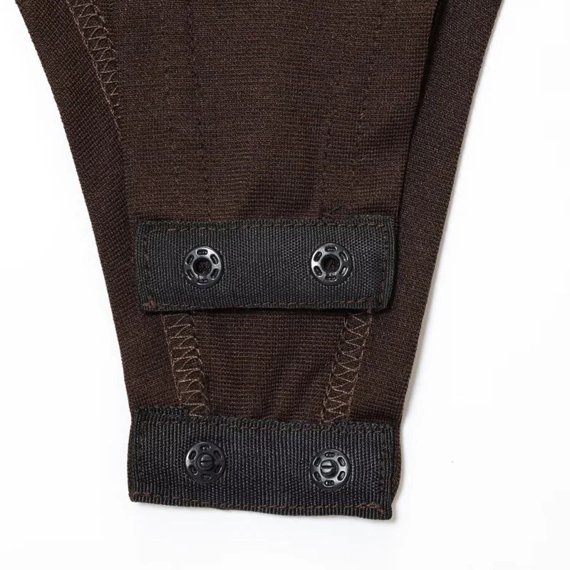 Halter Bodysuit – Sleeveless Draped Open Back Top