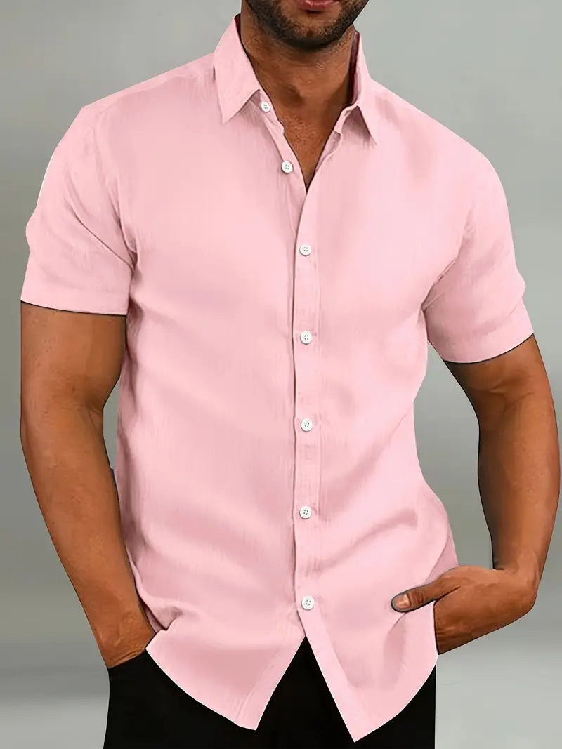 Lightweight Short Sleeve Shirt with Breathable Ventilation
