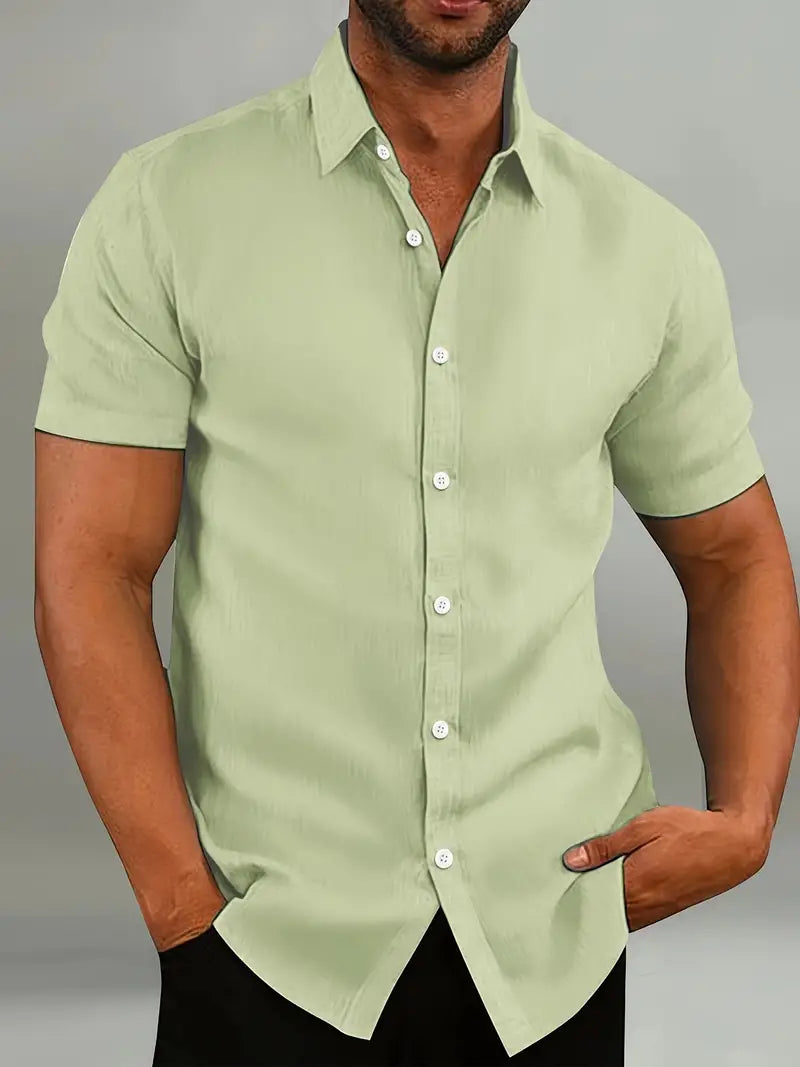 Lightweight Short Sleeve Shirt with Breathable Ventilation