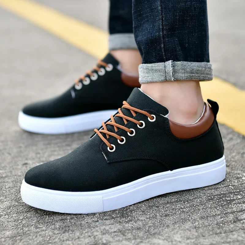 Everyday Sneakers - Canvas Blend Upper with Breathable Grip