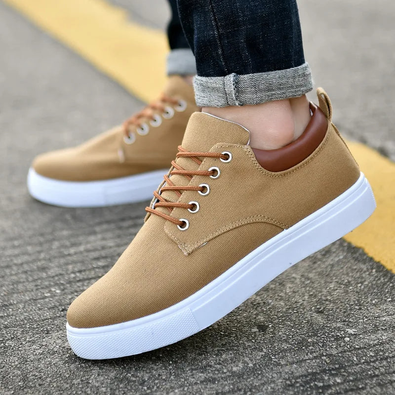 Everyday Sneakers - Canvas Blend Upper with Breathable Grip