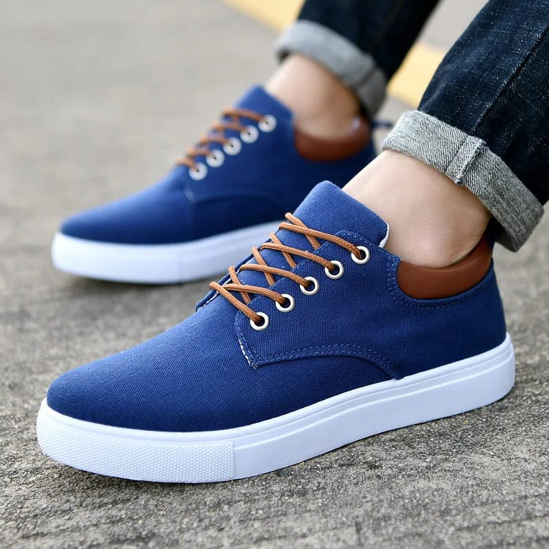 Everyday Sneakers - Canvas Blend Upper with Breathable Grip