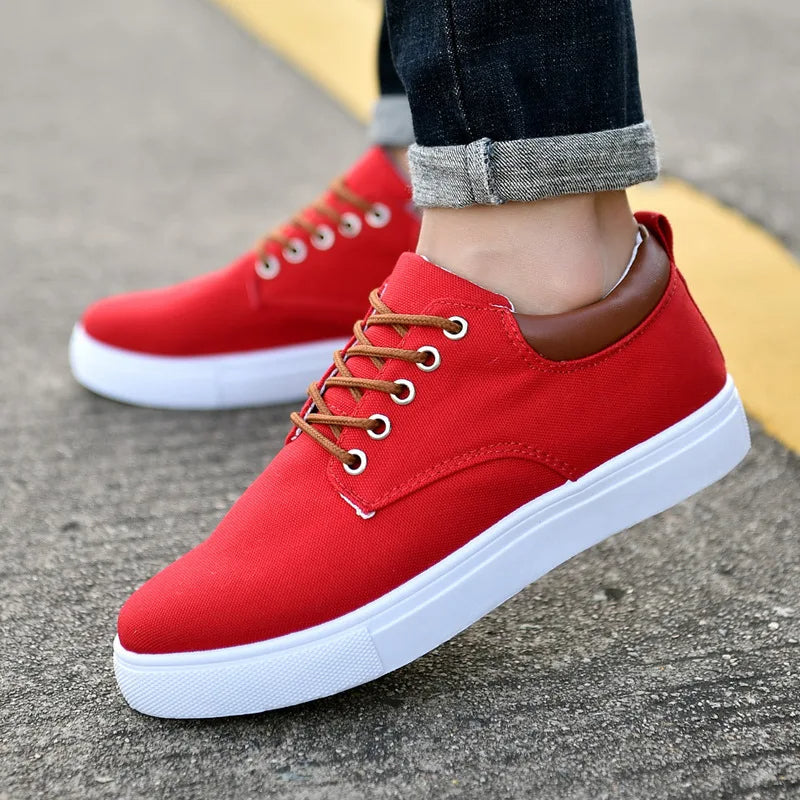 Everyday Sneakers - Canvas Blend Upper with Breathable Grip