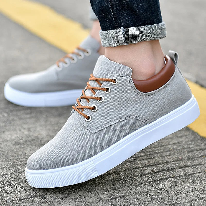 Everyday Sneakers - Canvas Blend Upper with Breathable Grip