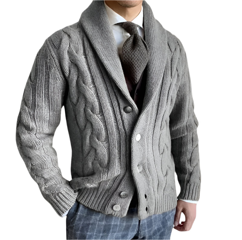 The Kensington Knitted Cardigan for Men