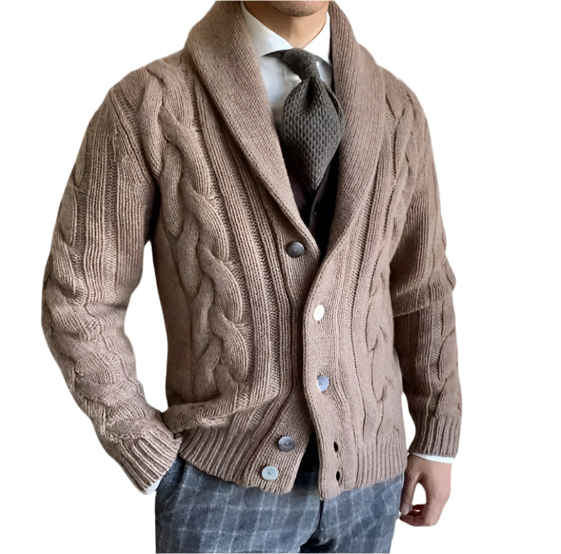 The Kensington Knitted Cardigan for Men