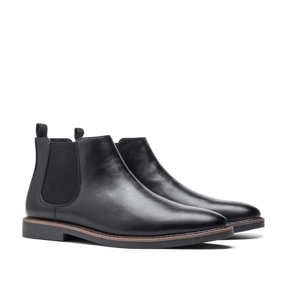 The Staffordshire Men's Classic Leather Chelsea Ankle Boots