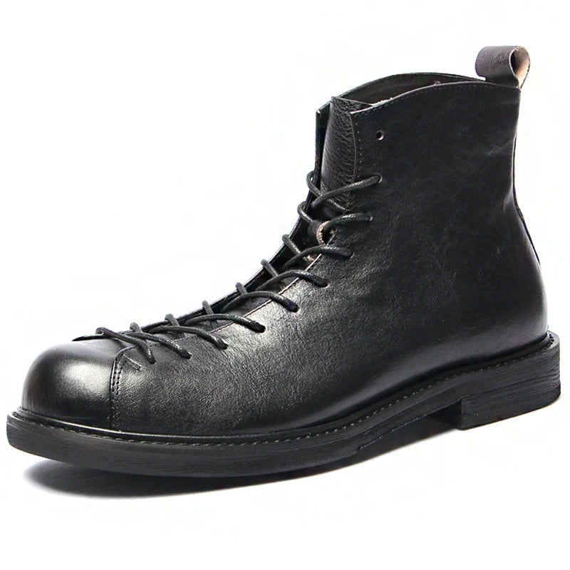 The Cranleigh Men's Outdoor Rustic Lace Up Leather Boots