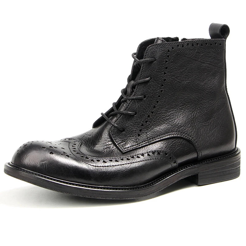 The Colchester Men's Elegant Vintage Leather Boots