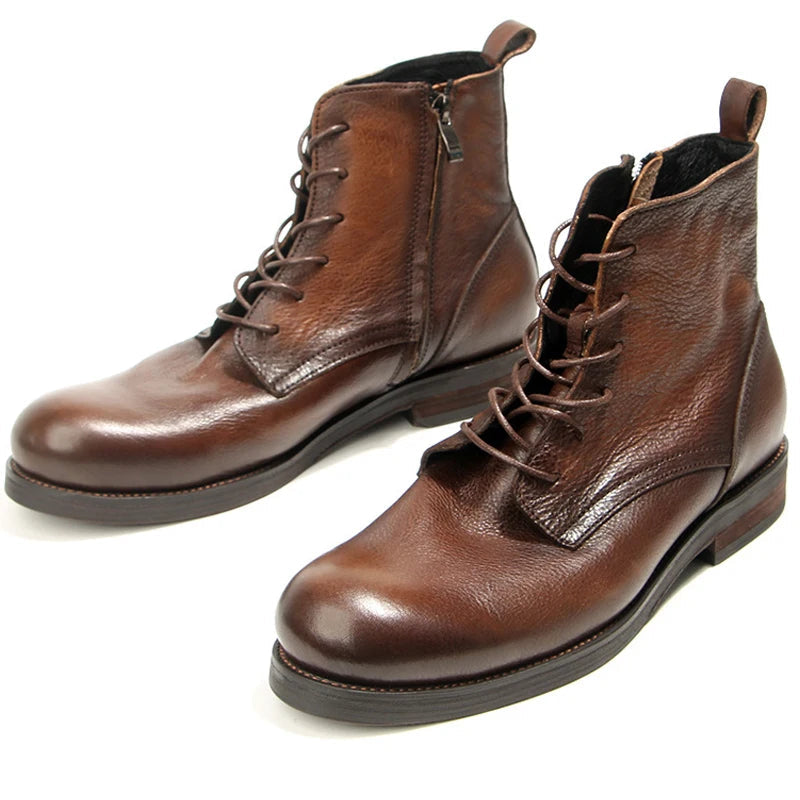 The Colchester Men's Elegant Vintage Leather Boots
