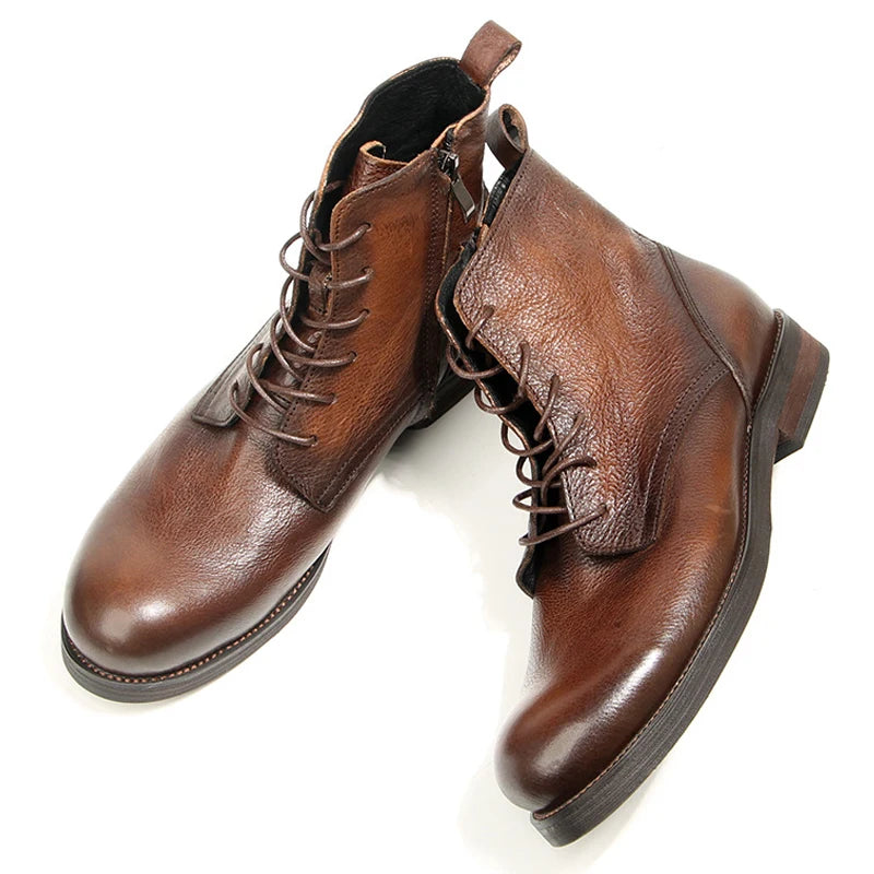 The Colchester Men's Elegant Vintage Leather Boots