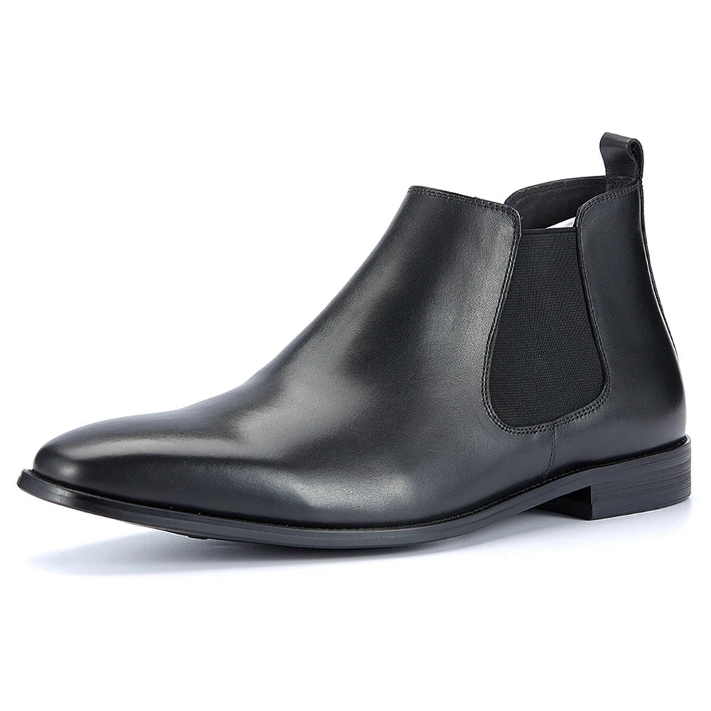 The Kirkwall Men's Polished Leather Smart Chelsea Boots