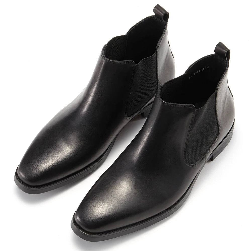 The Kirkwall Men's Polished Leather Smart Chelsea Boots