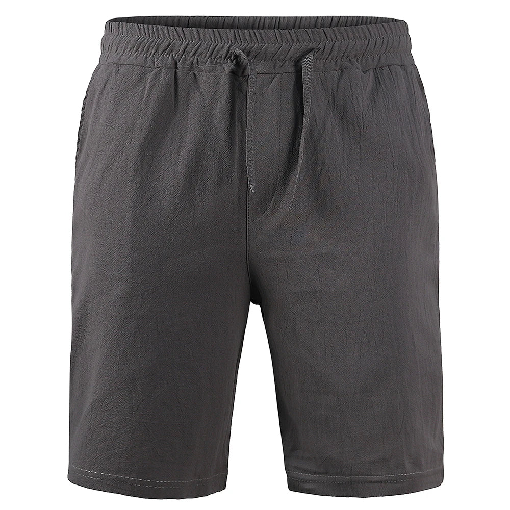 Men’s Linen Shorts – Casual Lightweight Summer Beach Shorts