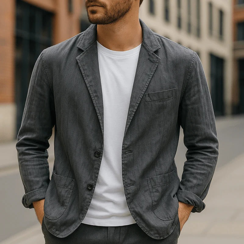 The Venice Linen Summer Blazer - Wedding Guest Men - Formal Occasions