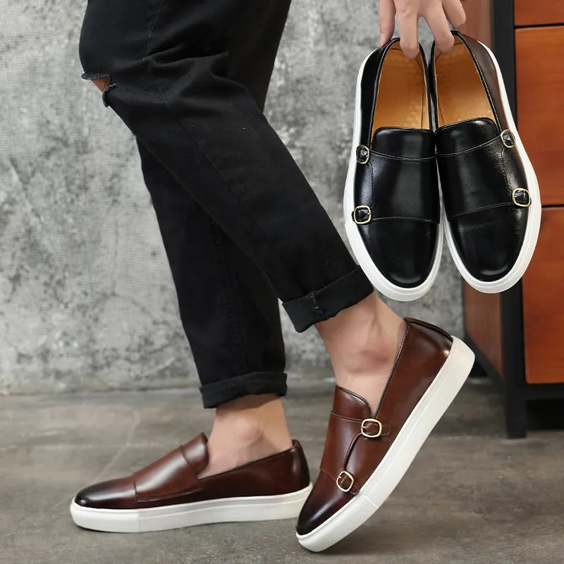 The Mayfair Men’s Elegant Modern Leather Loafers